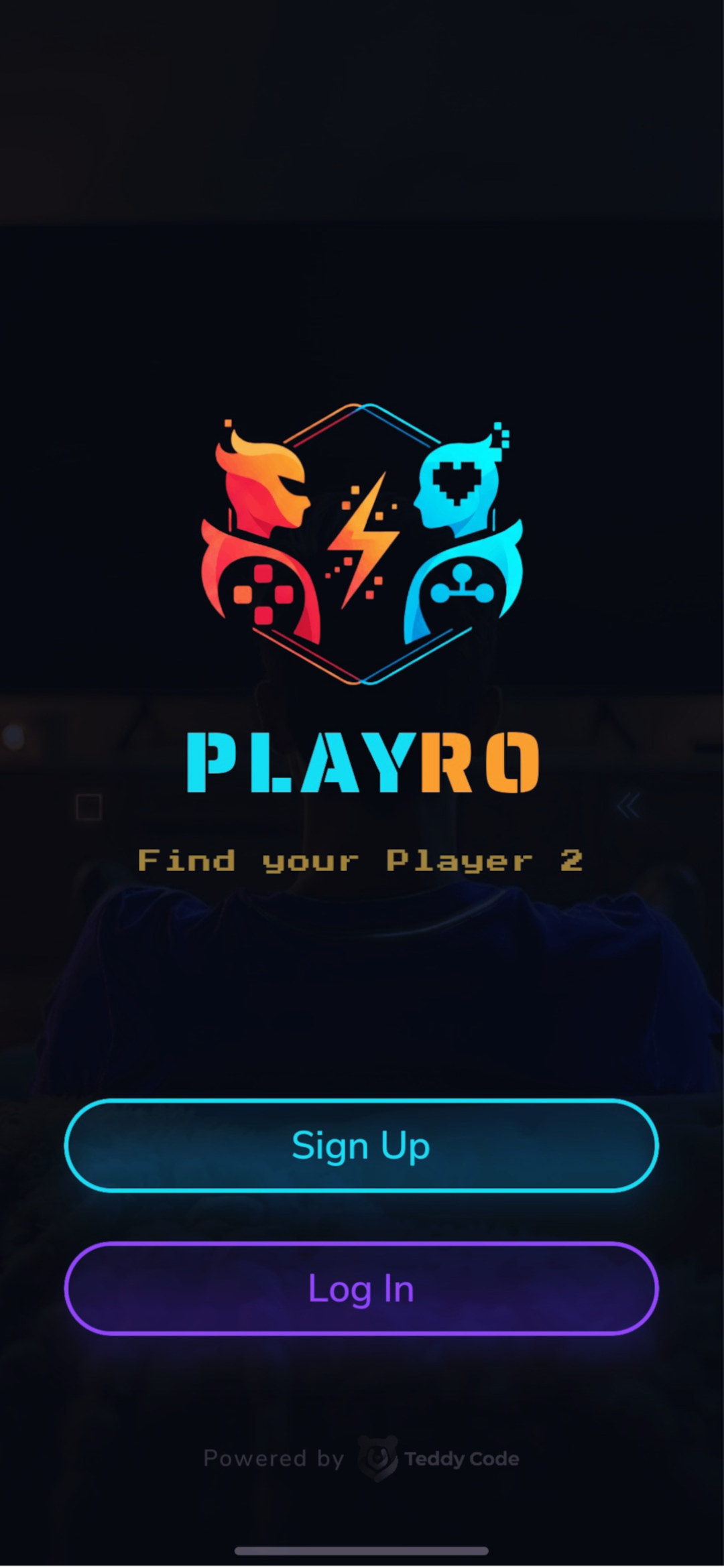 Playro app home screen